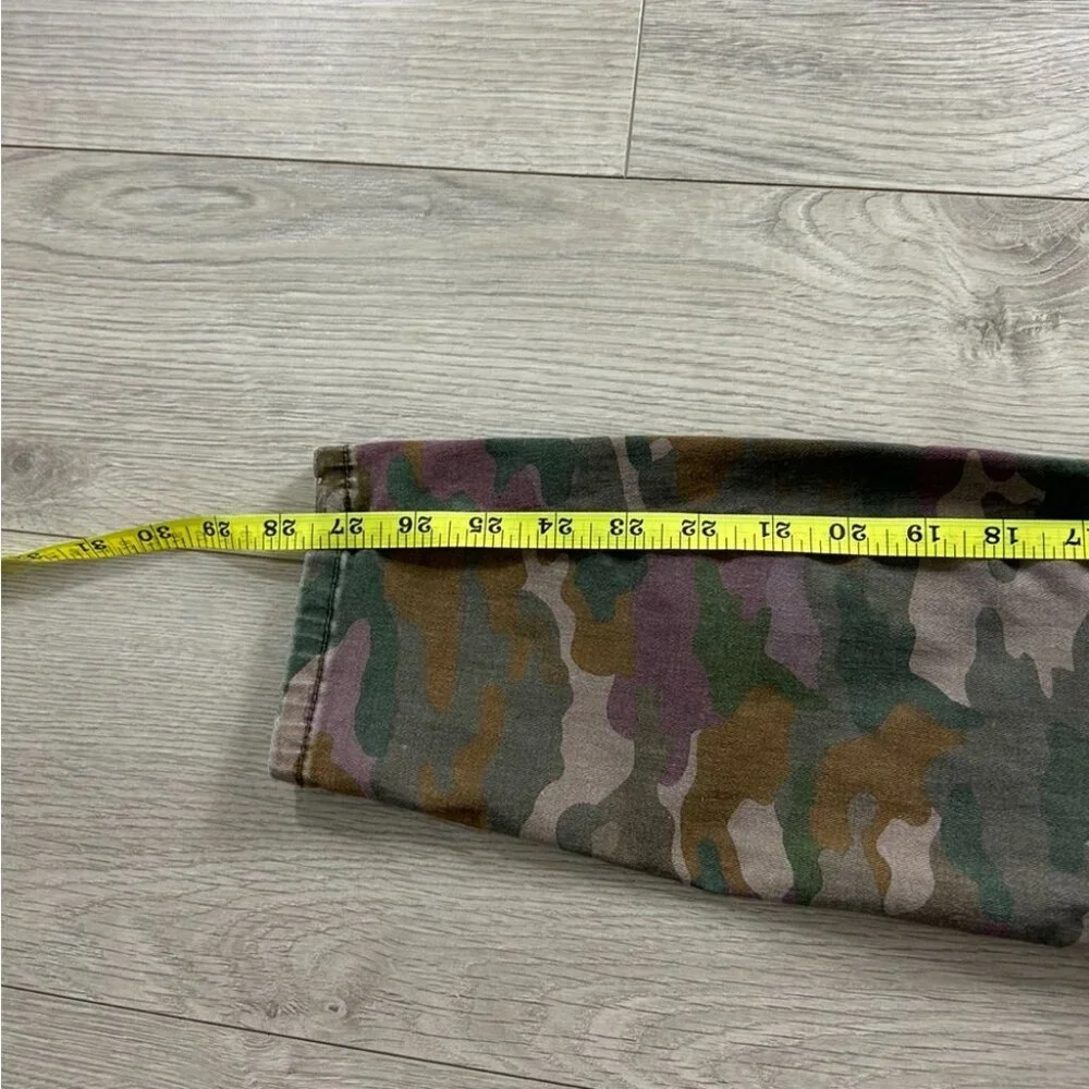 Anthropologie Slim Camo Button Fly Jefferson Utility Pants